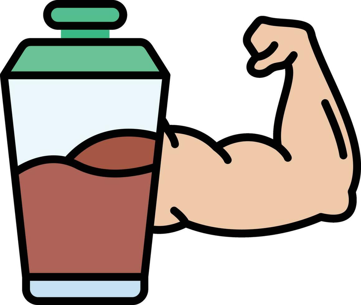 Protein Shake Vektor Symbol