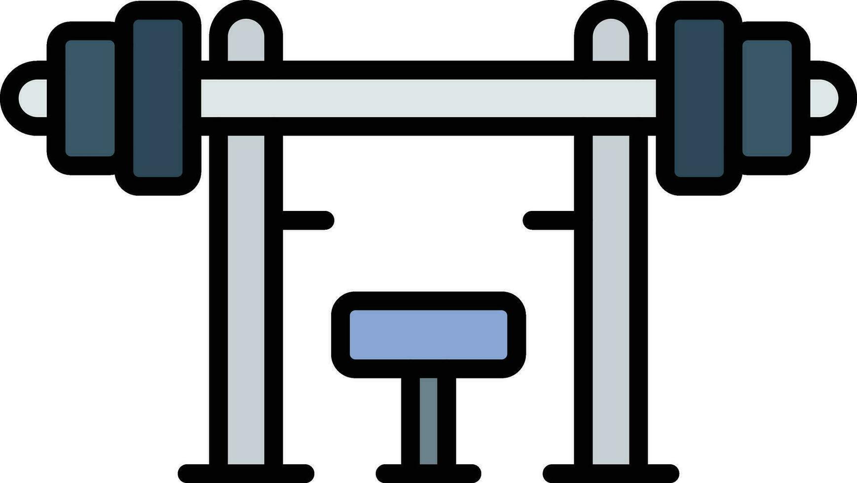 Gewicht Bar Vektor Symbol