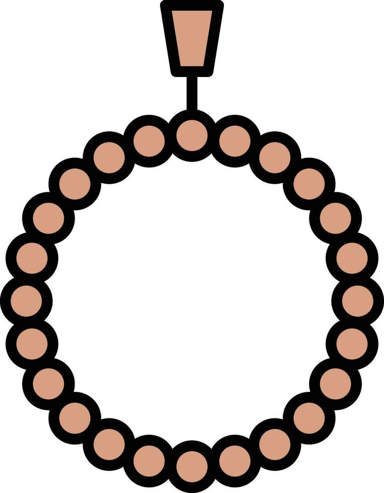 tasbih vektor ikon