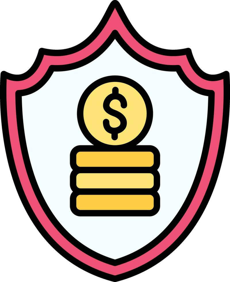 Geld Sicherheit Vektor Symbol