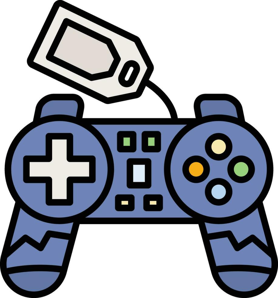 Gamepad Verkauf Vektor Symbol