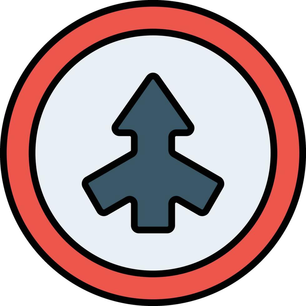 beitreten Straße Vektor Symbol