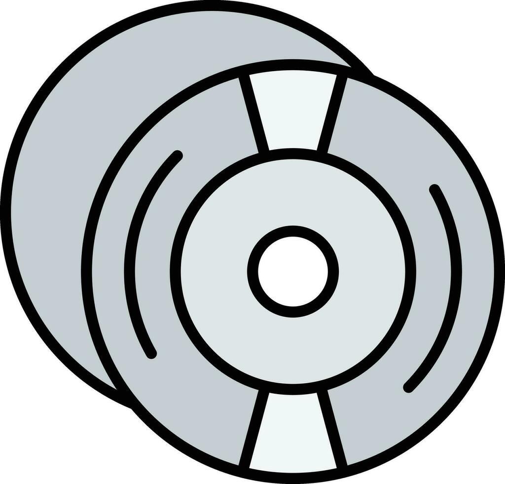 CD-Vektor-Symbol vektor