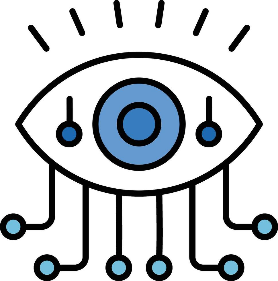 bionisch Auge Vektor Symbol