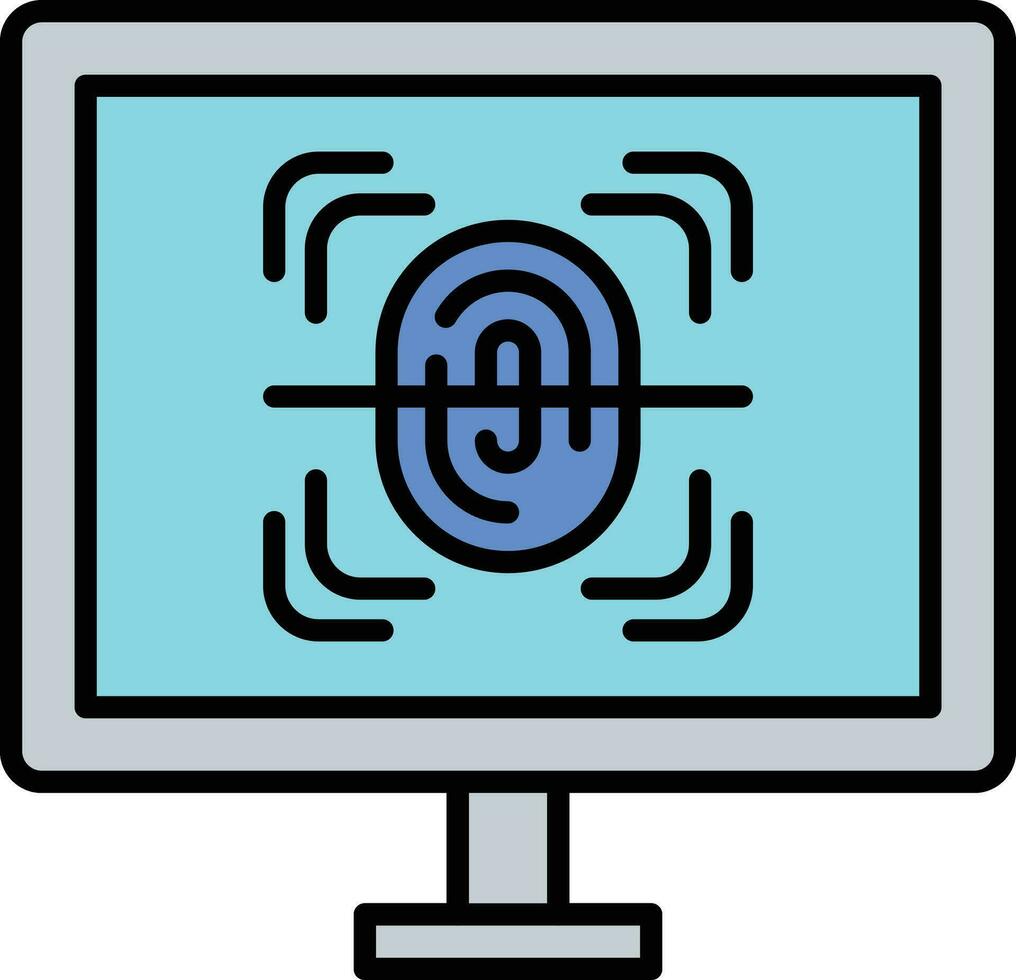 Biometrie Vektor Symbol