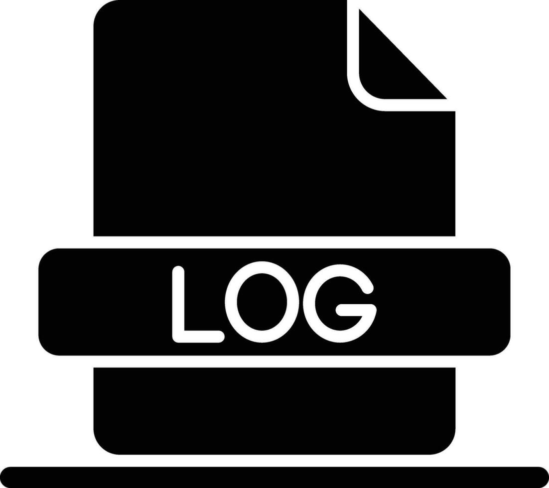 Log Datei Vektor Symbol