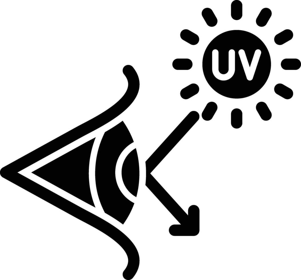 Blau Licht Schutz Vektor Symbol