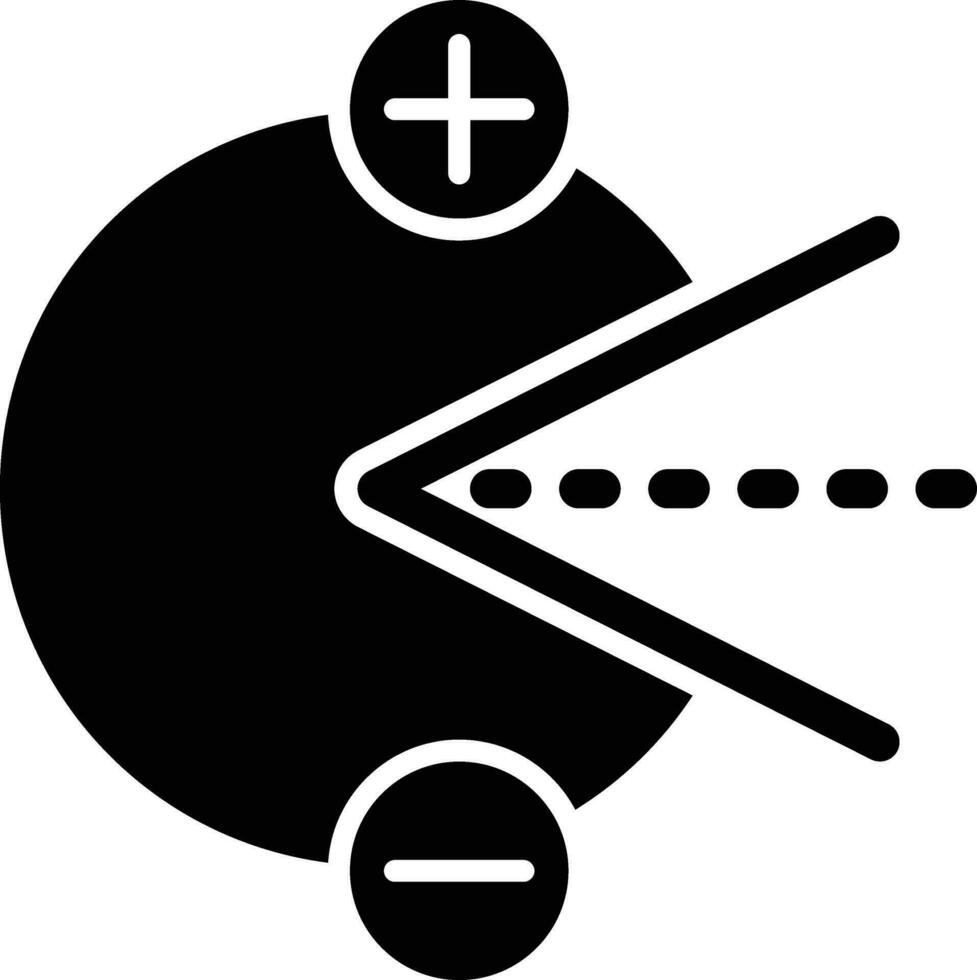 multifokal vektor ikon