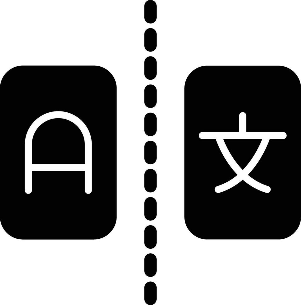 språk barriär vektor ikon