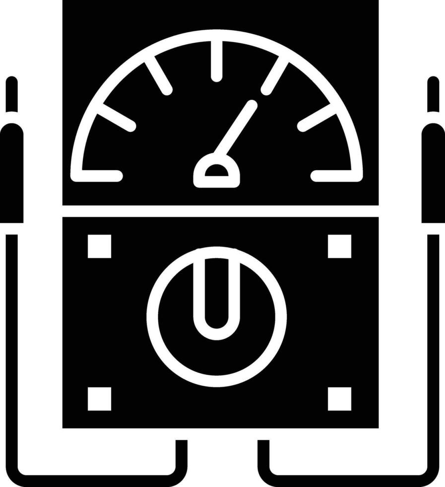 Voltmeter-Vektorsymbol vektor