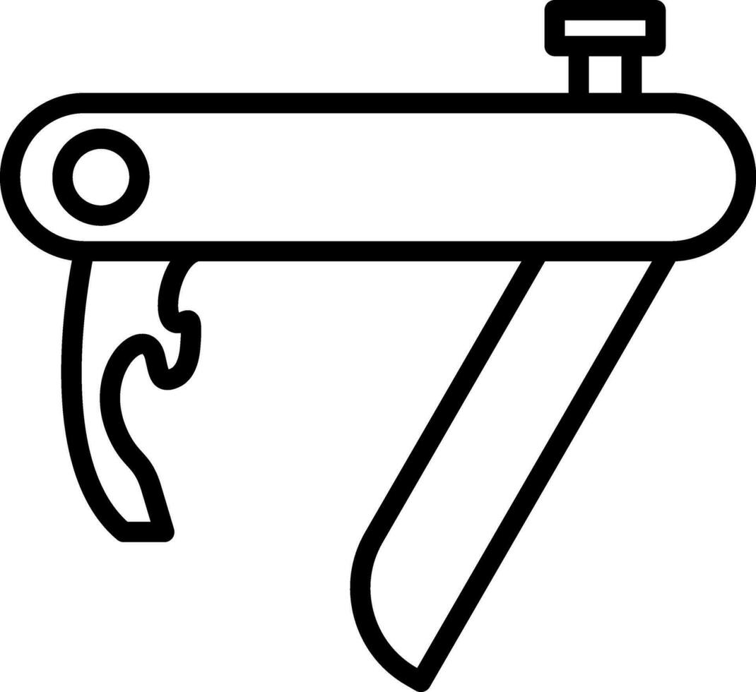 Tasche Messer Vektor Symbol Design