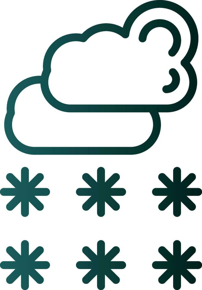 Schnee-Vektor-Icon-Design vektor