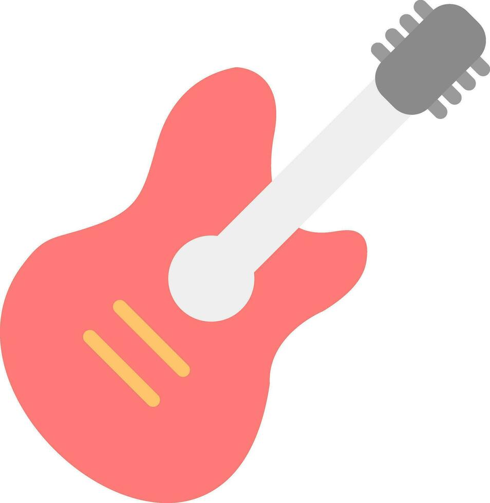 Gitarren-Vektor-Icon-Design vektor