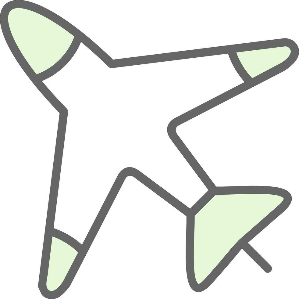 Flugzeug-Vektor-Icon-Design vektor