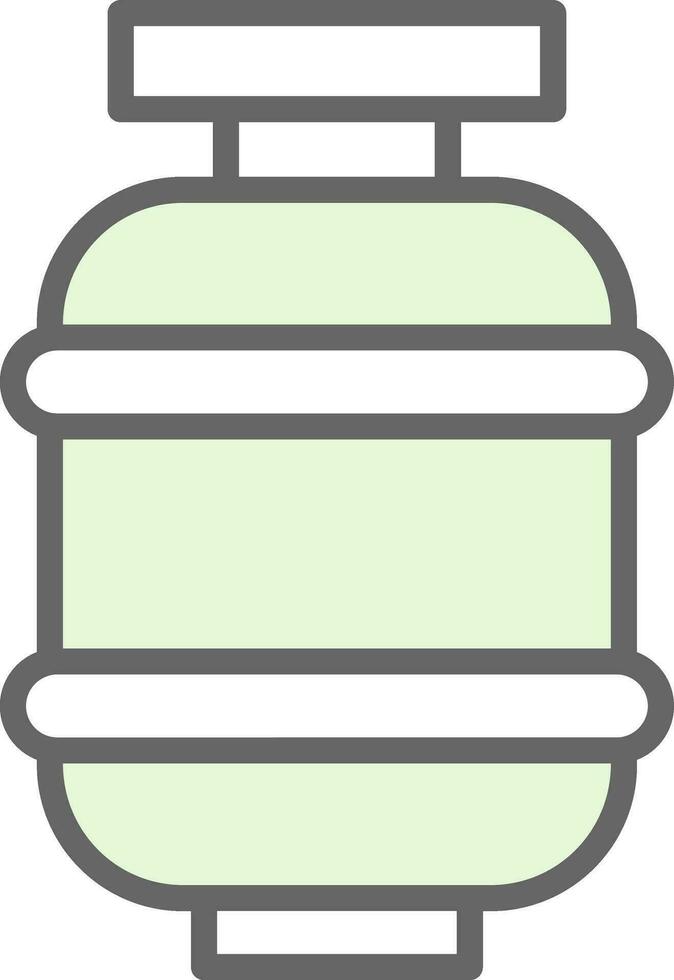 Gas Flasche Vektor Symbol Design