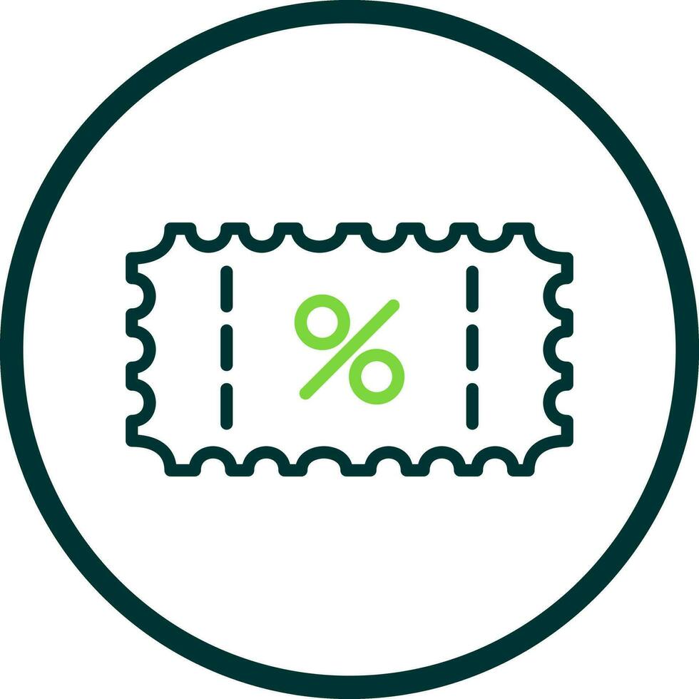 Coupon-Vektor-Icon-Design vektor