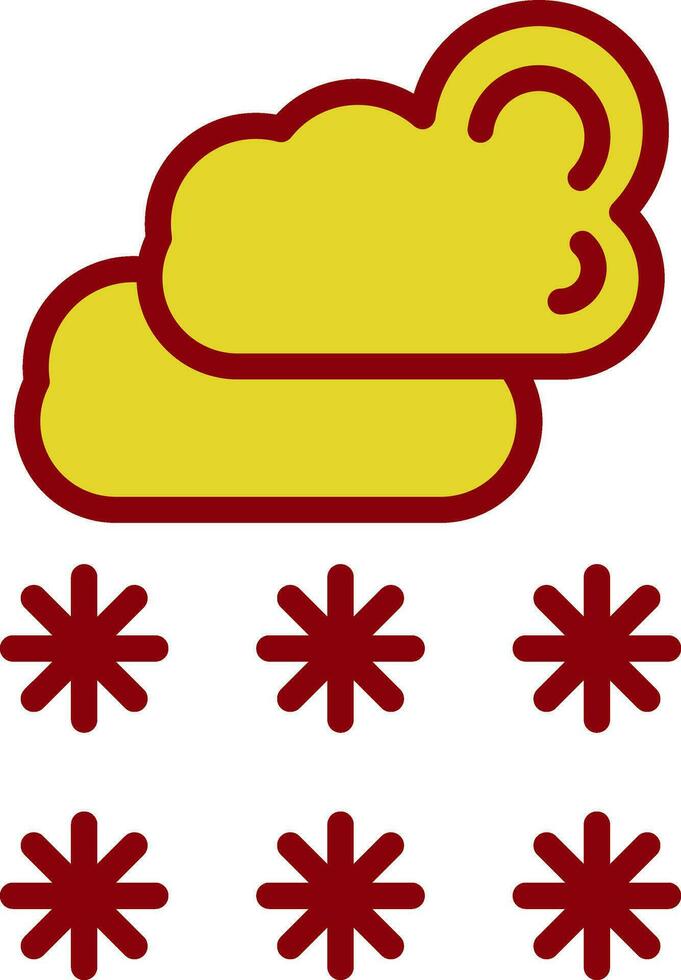 Schnee-Vektor-Icon-Design vektor