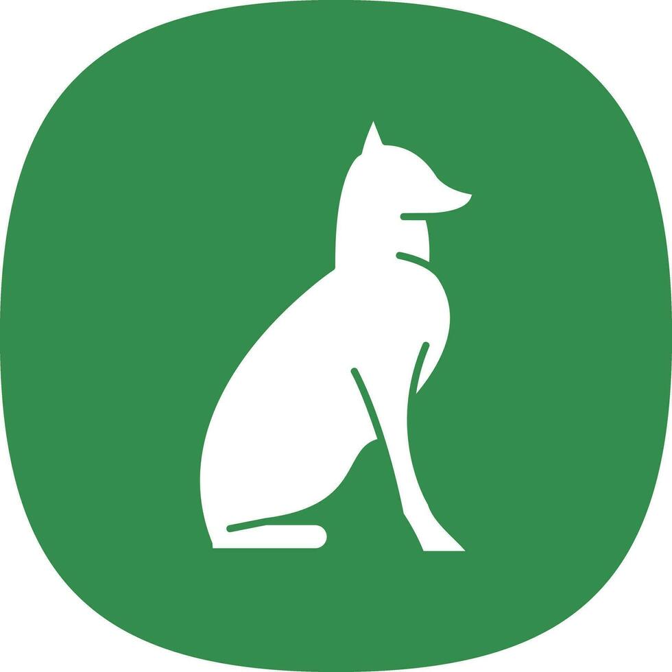 Hund-Vektor-Icon-Design vektor