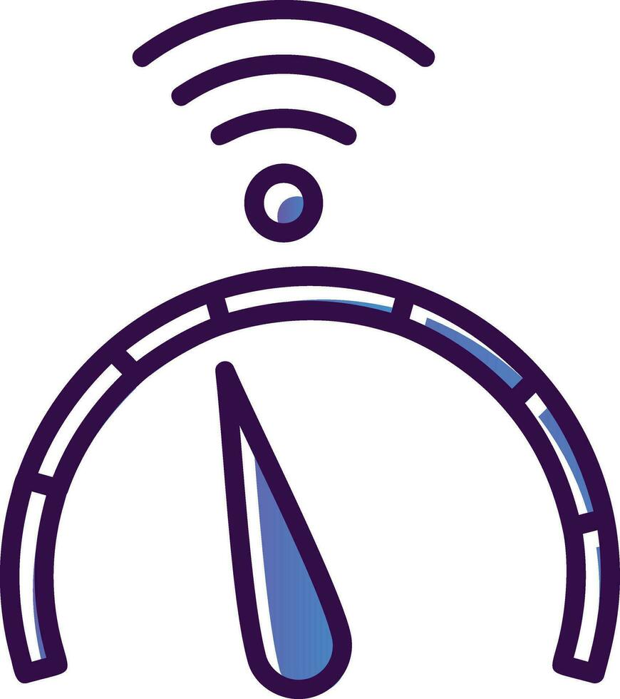 Netzwerk Geschwindigkeit Vektor Symbol Design