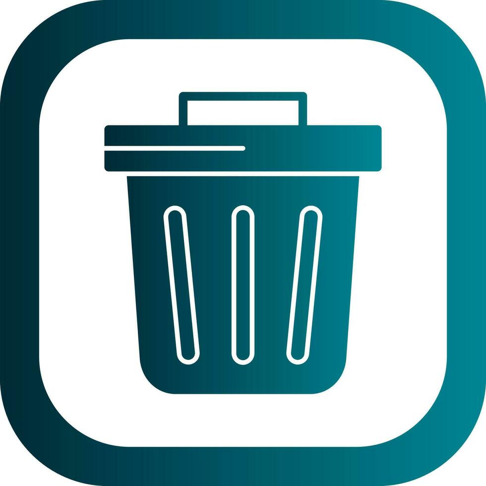 Trash-Vektor-Icon-Design vektor