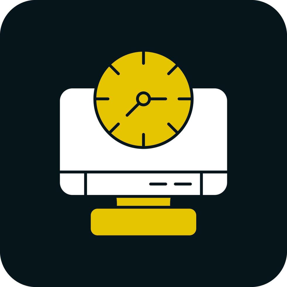 Uhr-Vektor-Icon-Design vektor