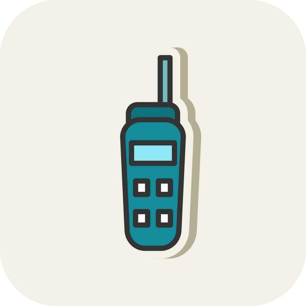 Walkie-Talkie-Vektor-Icon-Design vektor