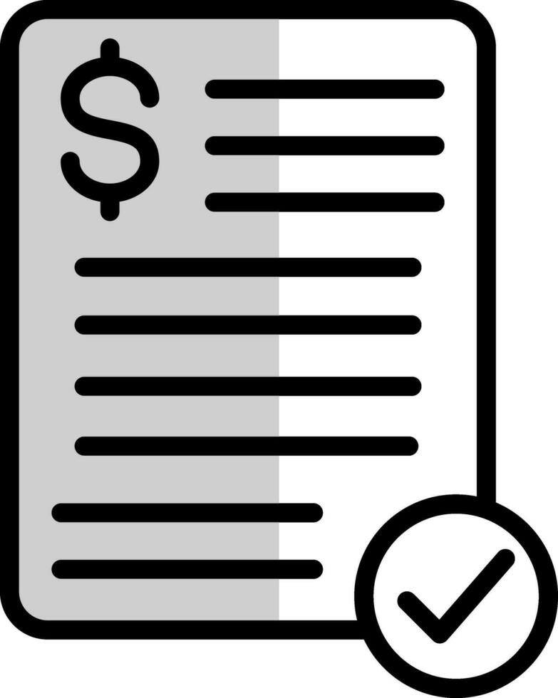 Rechnungen Vektor Symbol Design