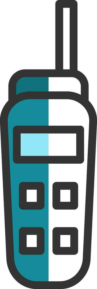 Walkie-Talkie-Vektor-Icon-Design vektor