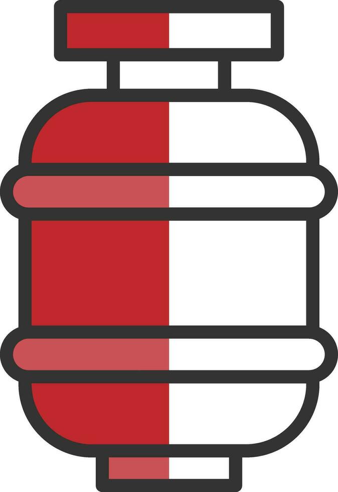 Gas Flasche Vektor Symbol Design