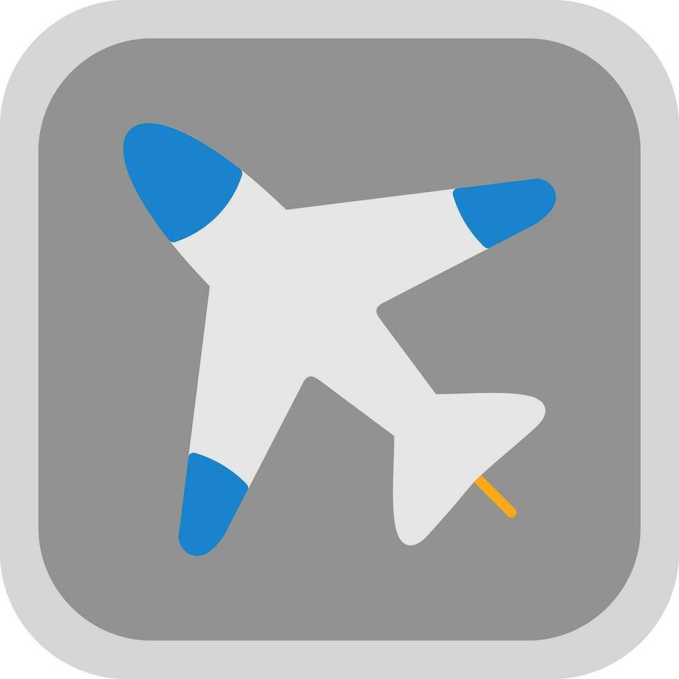 Flugzeug-Vektor-Icon-Design vektor