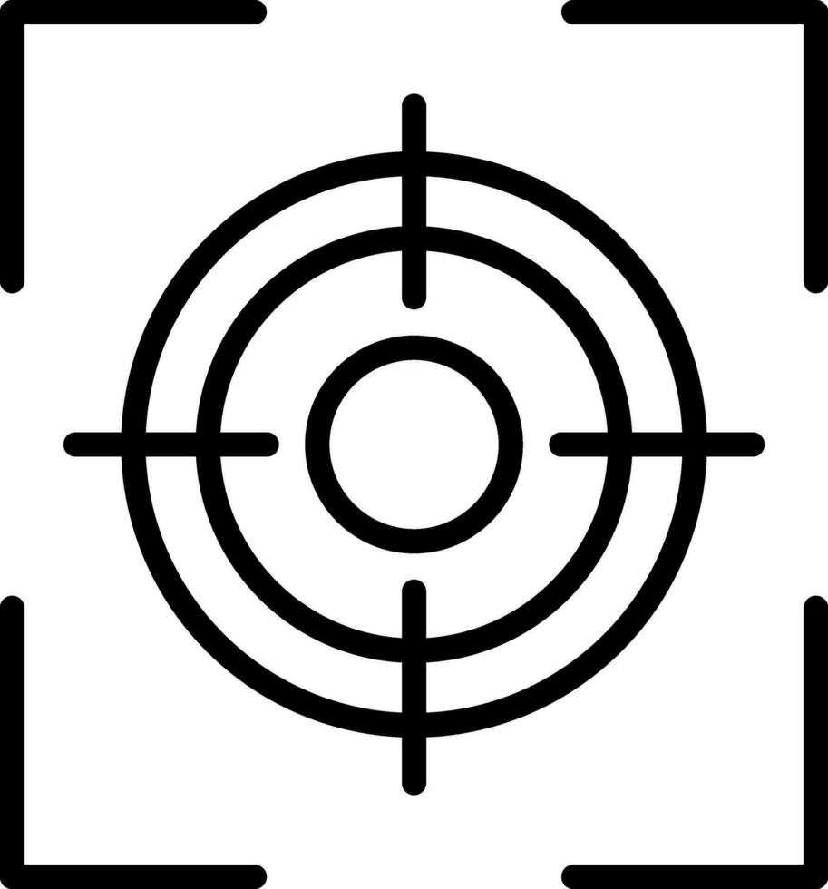 fokus vektor ikon design