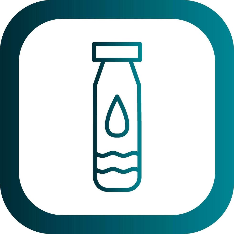 Wasserflaschen-Vektor-Icon-Design vektor