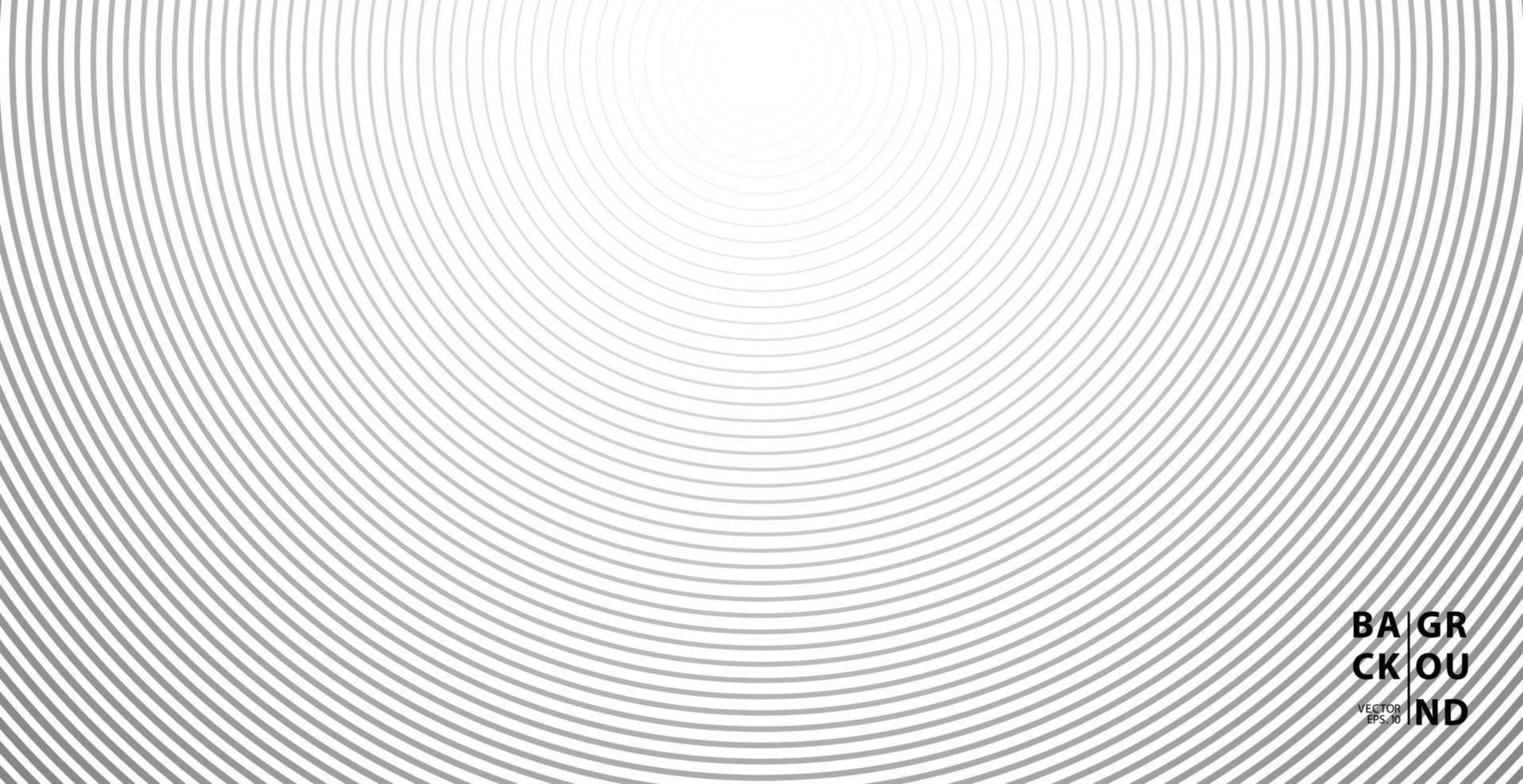 abstrakter Kreishintergrund. Farbverlauf Retro-Linienmuster Schallwelle vektor