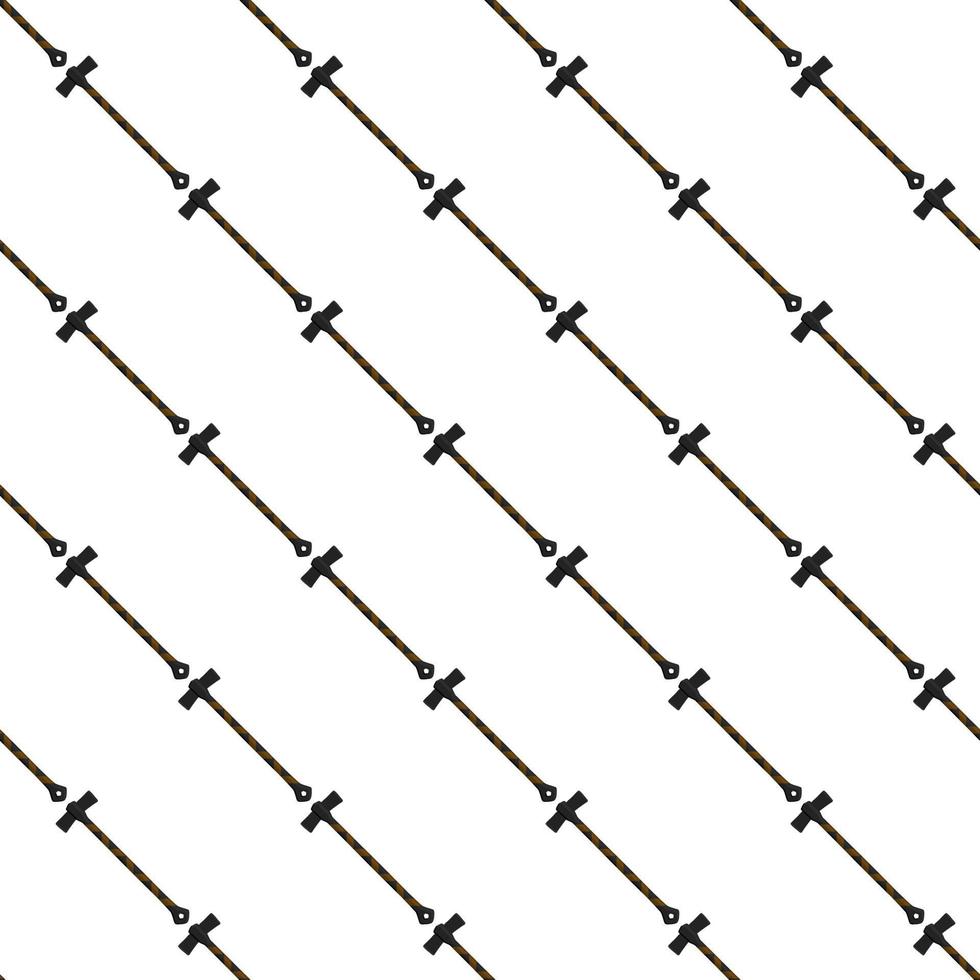 Illustration zum Thema Muster Stahläxte mit Holzgriff vektor