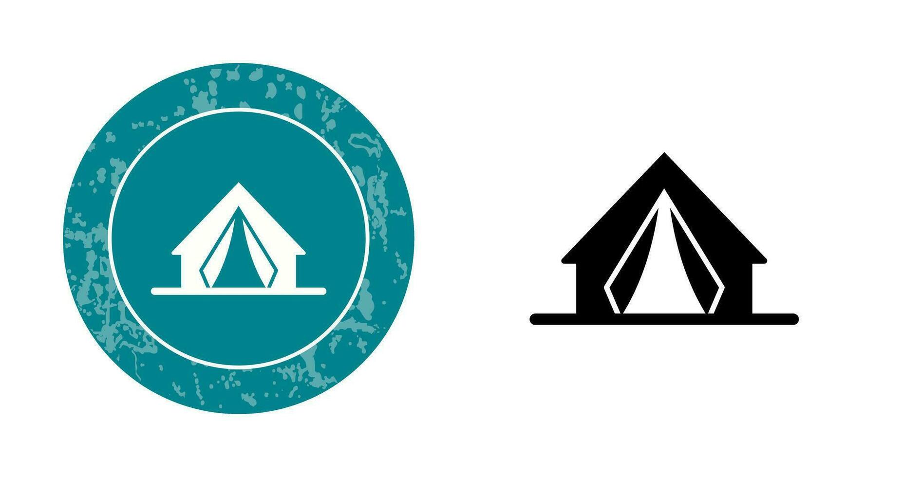 Camp-Vektor-Symbol vektor