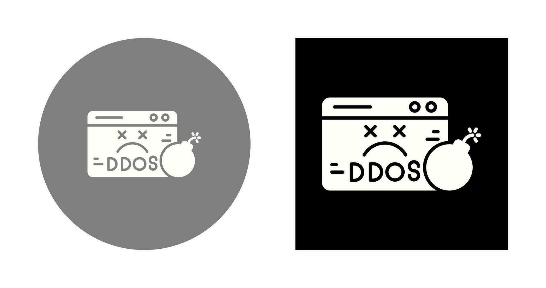 ddos-Vektorsymbol vektor