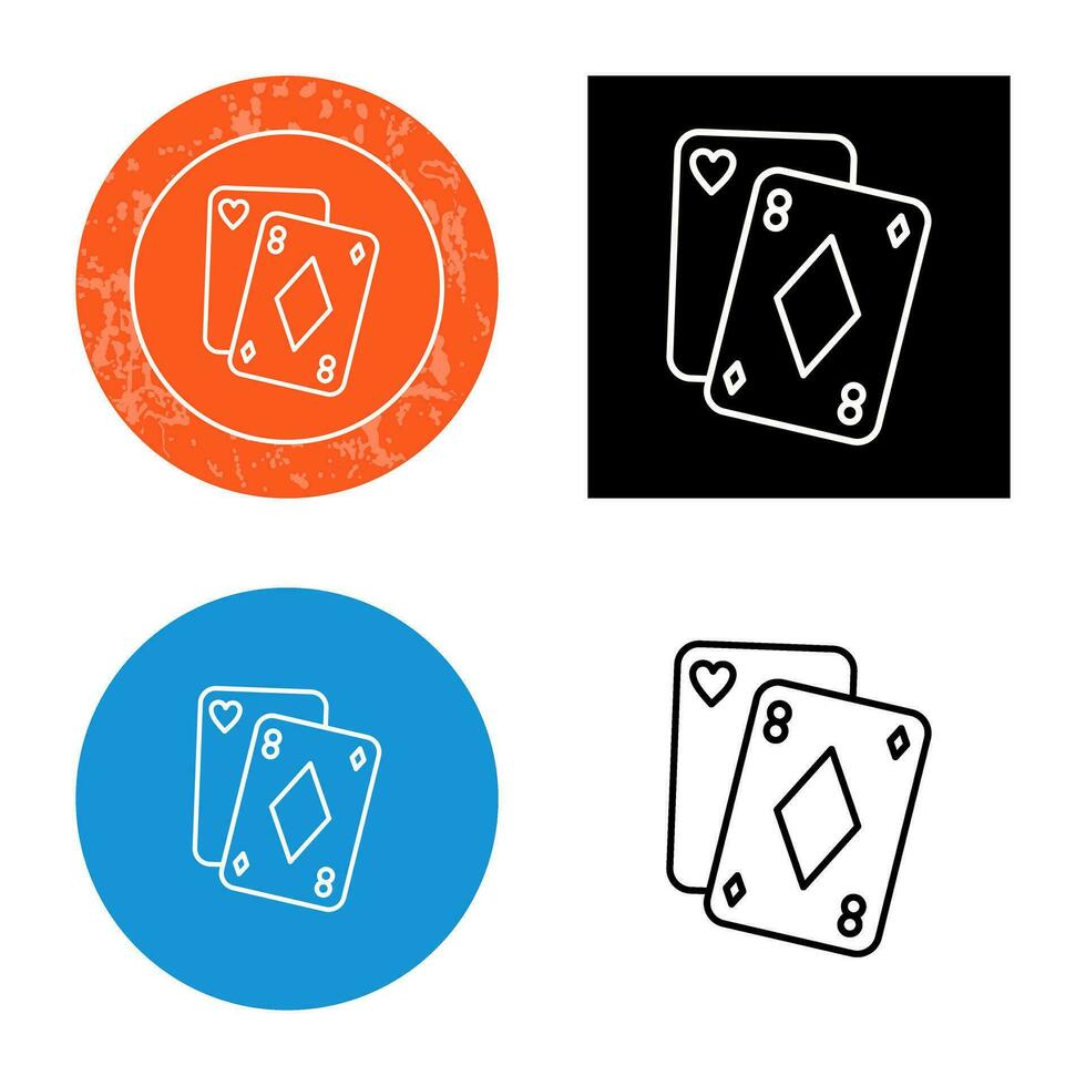 Poker-Vektor-Symbol vektor