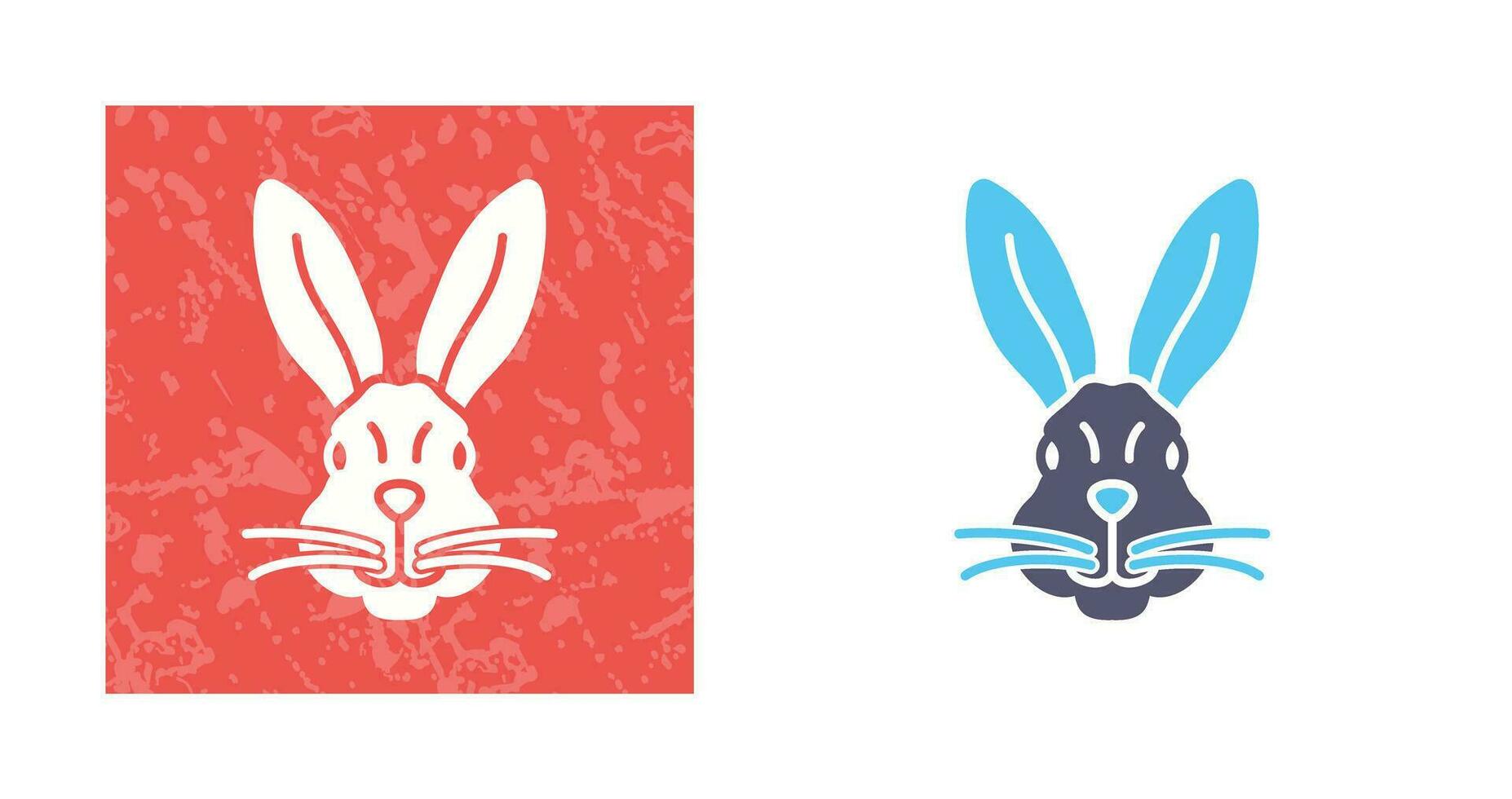 Kaninchen-Vektor-Symbol vektor