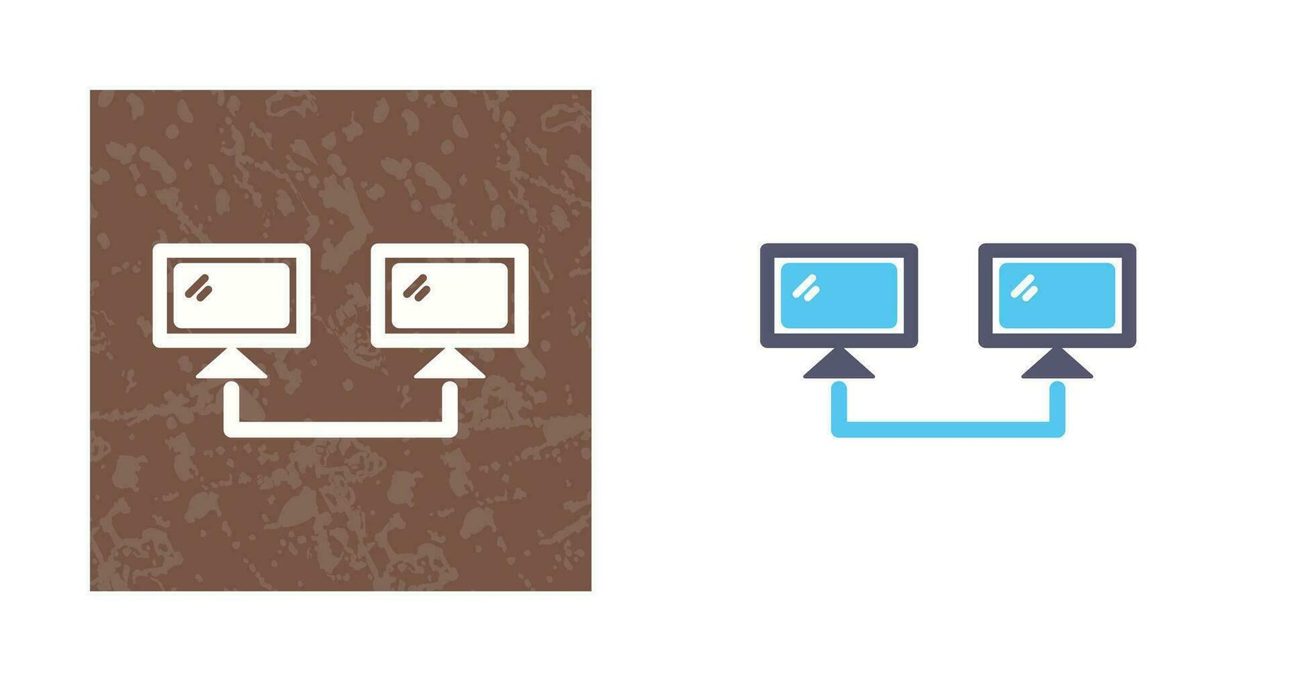 Vektorsymbol für verbundene Systeme vektor