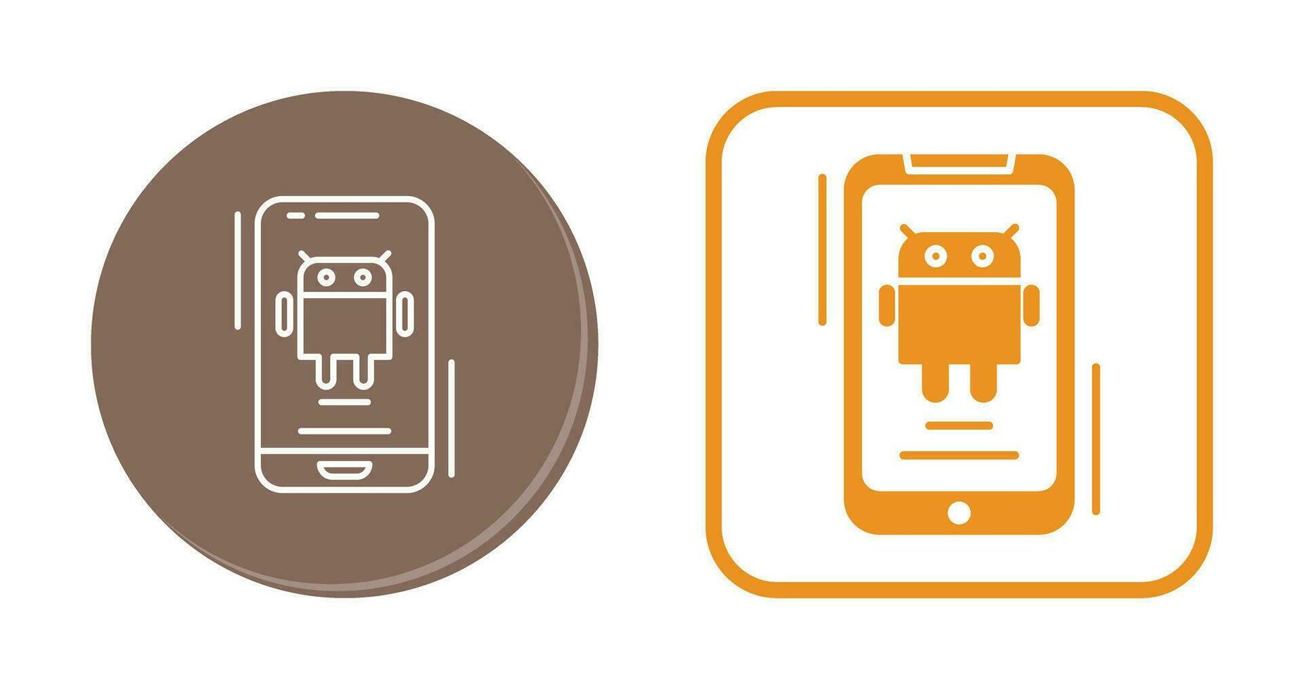 Android-Vektorsymbol vektor