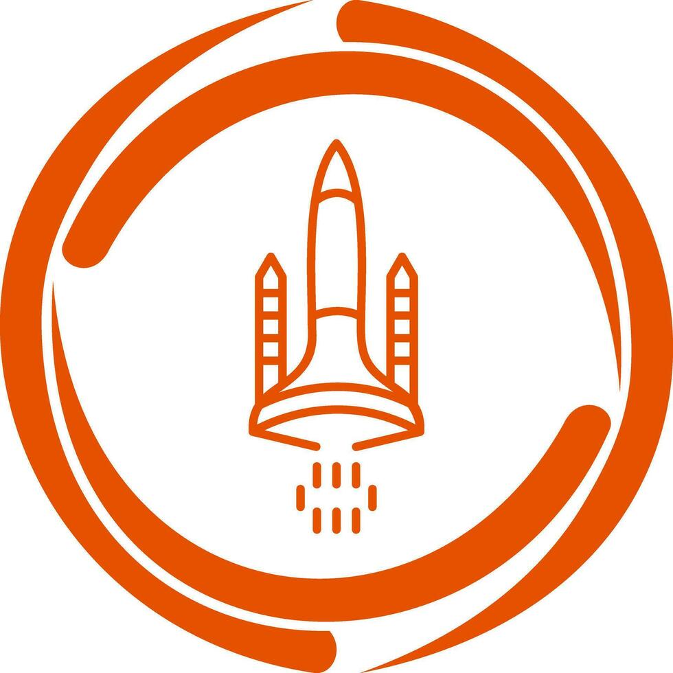 Space Shuttle-Vektor-Symbol vektor