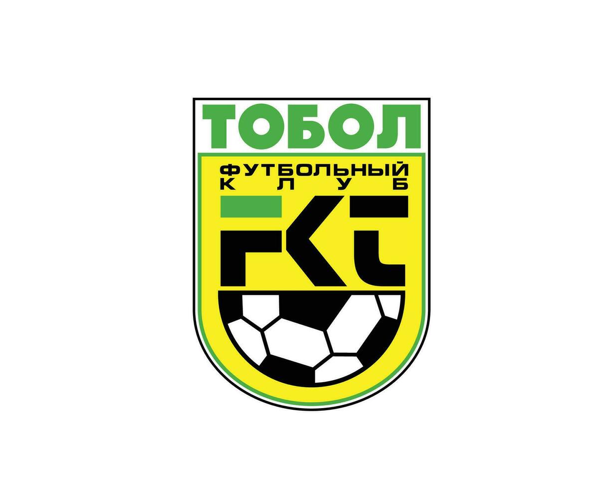 tobol kostanay klubb logotyp symbol kazakhstan liga fotboll abstrakt design vektor illustration