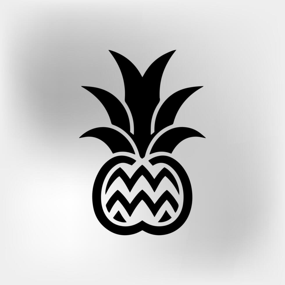 vektor illustration av ananas ikon