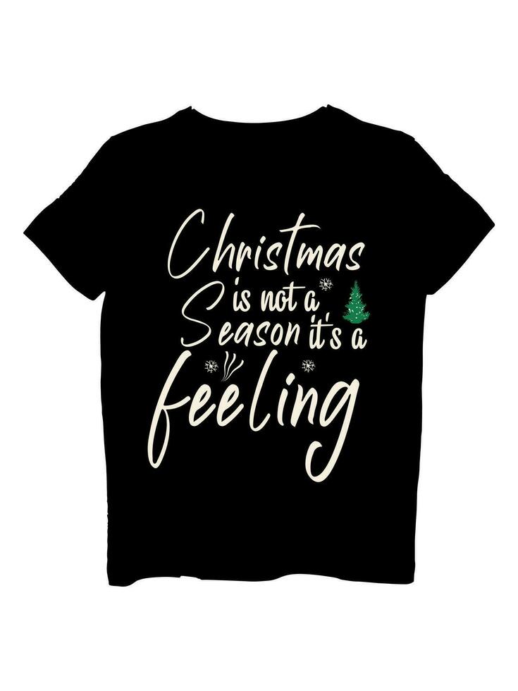 jul är inte en säsong känsla t-shirt design vektor