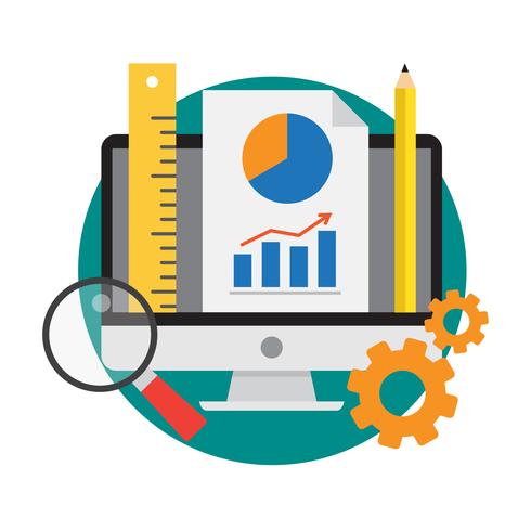 Konzeptionelle Projektabbildung vektor