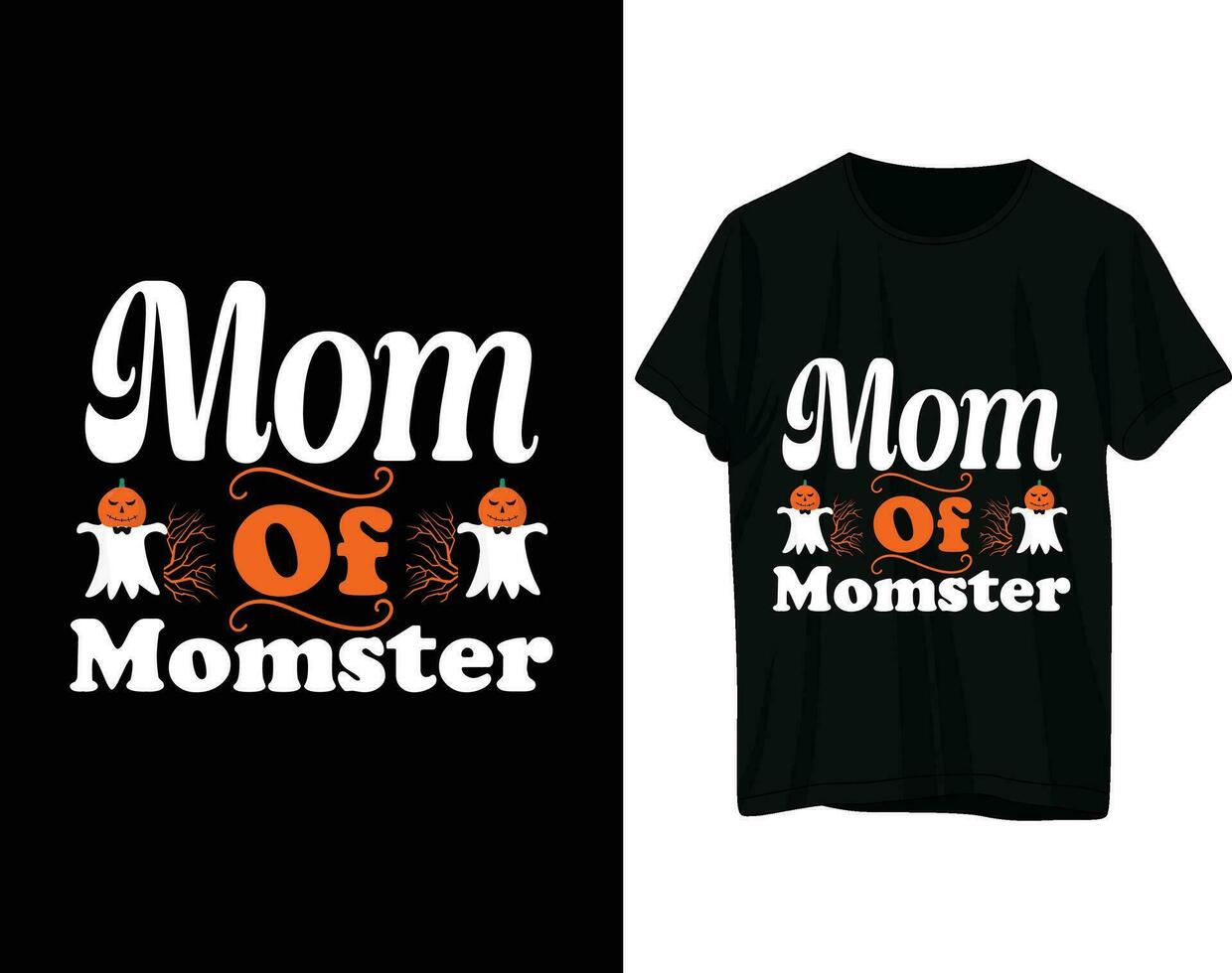 mamma av momster tshirt design vektor