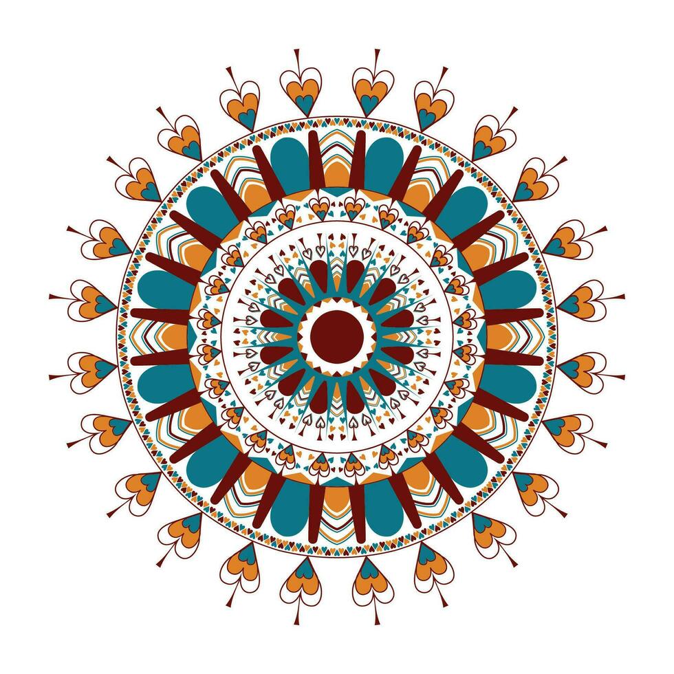 Jahrgang kreativ Vektor Mandala Design