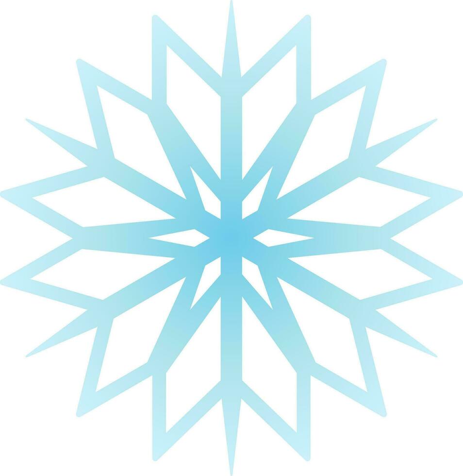 Schneeflocke Symbol Vektor zum Winter Fall. einfach Schneeflocke Vektor im kalt Jahreszeit. Schneeflocke Design wie ein Symbol, Symbol, Winter oder Weihnachten Dekoration