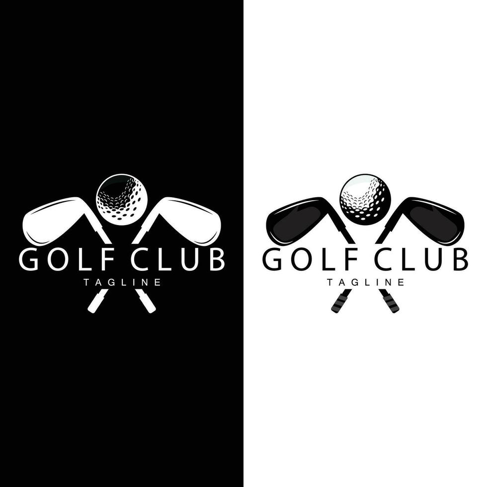 Golf Mannschaft Sport Logo Design Turnier Illustration Symbol Vorlage vektor