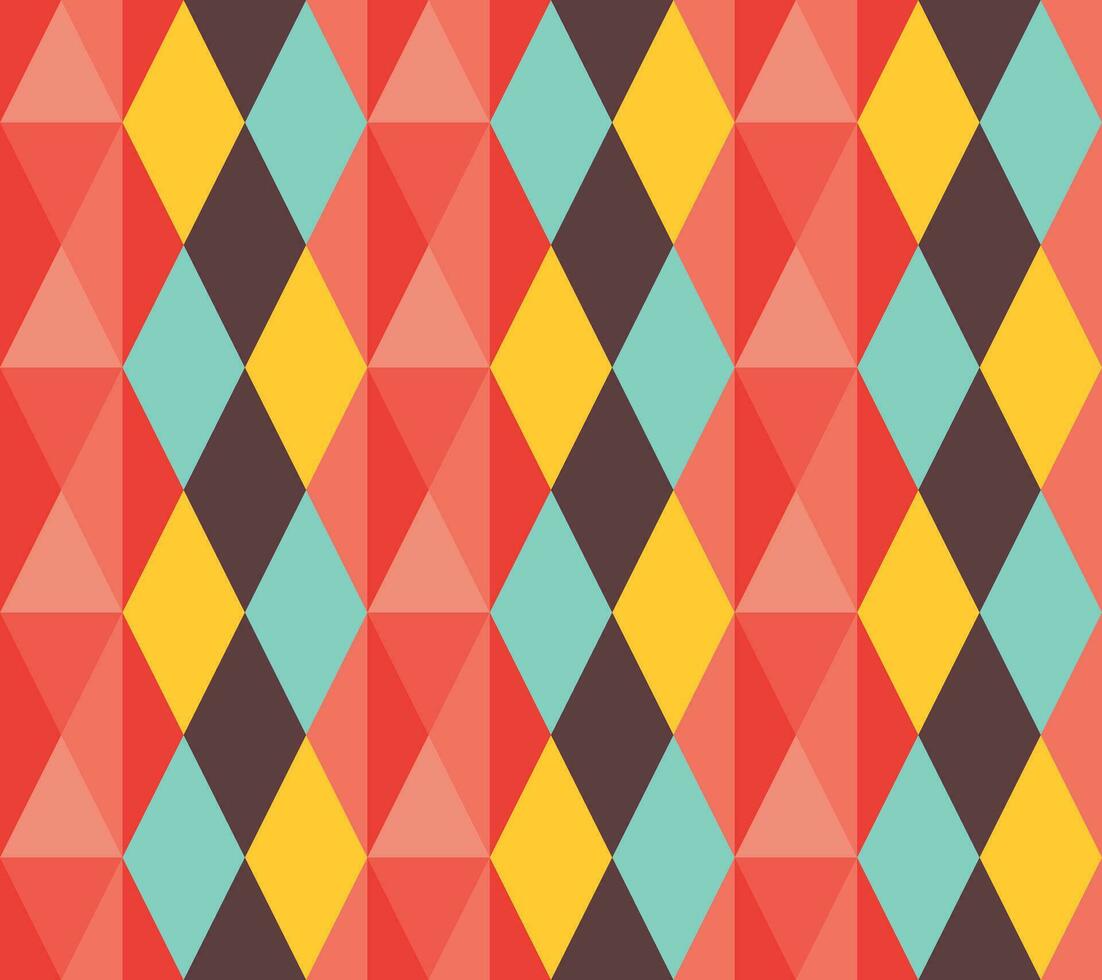 retro Färg tartan pläd. argyle sömlös mönster bakgrund. textur design för kläder, textil, plagg, tyg, Kläder, bricka, omslag, affisch, flygblad, baner, vägg. vektor illustration.